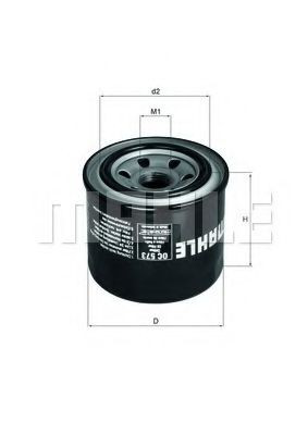 Купити OC573 Mahle Original Фільтр очищення масла відцентровий